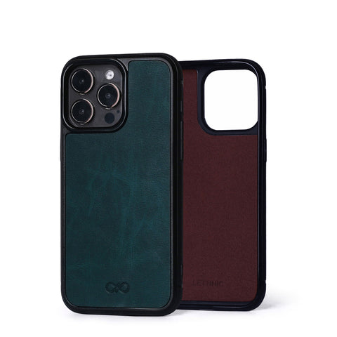 Ốp lưng da thật - IPhone 16 Pro