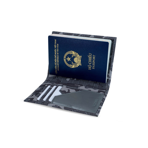Vỏ đựng hộ chiếu Passport - Vải phối Da - SOWER P