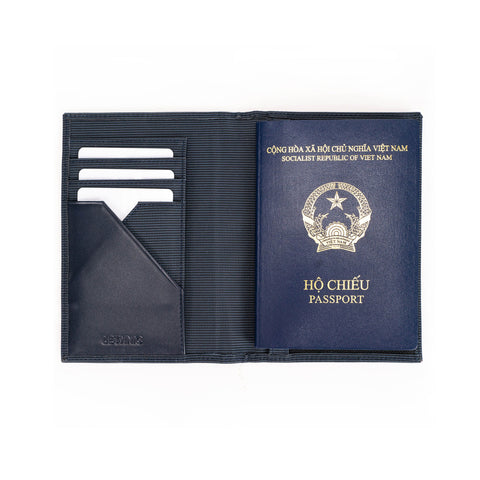 Vỏ đựng hộ chiếu Passport - Vải phối Da - SOWER P