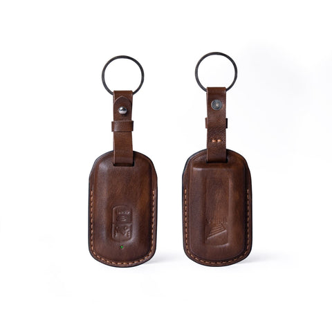 Bao da chìa khóa Honda Smartkey Cover - Ép Form lethnic Cẩm Lai Nâu 