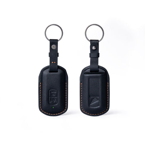 Bao da chìa khóa Honda Smartkey Cover - Ép Form lethnic Đen 