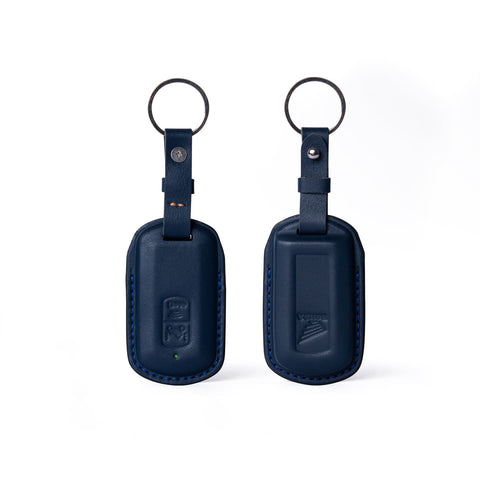 Bao da chìa khóa Honda Smartkey Cover - Ép Form lethnic Xanh Navy 