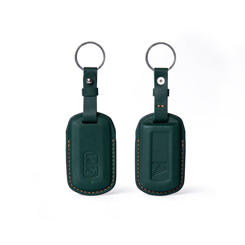 Bao da chìa khóa Honda Smartkey Cover - Ép Form lethnic Xanh Rêu 