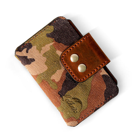 Ví Tactical Series 02 - Dáng Ngang Ví lethnic Xanh Camo 
