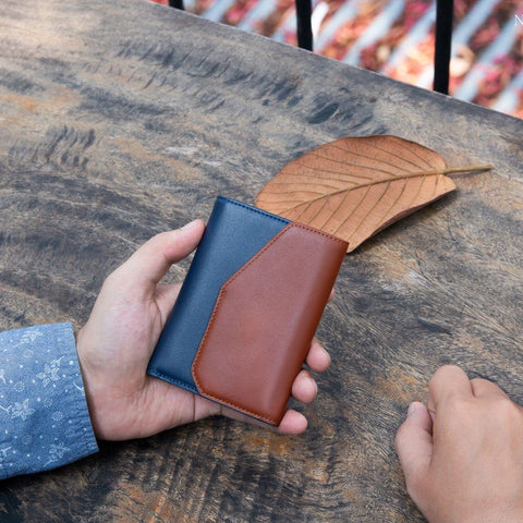Noble - Ví Đứng Gập Ba Ví lethnic 