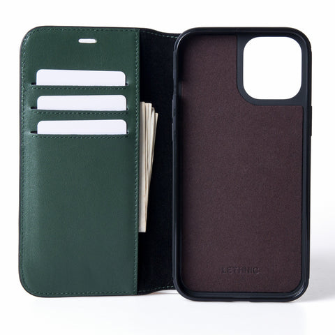 Flip Cover Cho iPhone 12, 12 Pro & 12 Promax Apple Accessories, Ví lethnic 