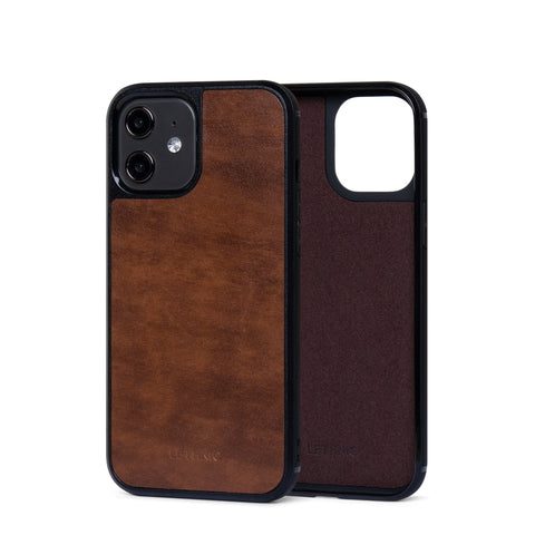 Ốp lưng IPhone 12 Mini Da Thật - Lót Trong IPhone 12 lethnic 