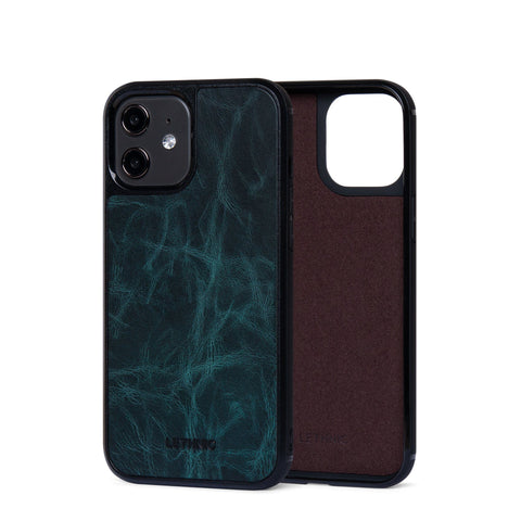 Ốp lưng IPhone 12 Mini Da Thật - Lót Trong IPhone 12 lethnic 