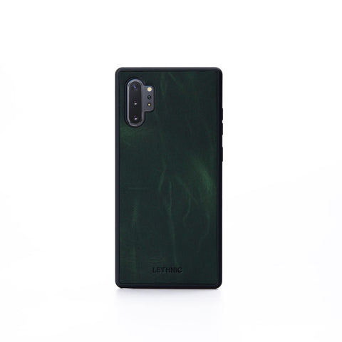 Ốp lưng da cho Samsung Galaxy Note 10 Plus lethnic Xanh Ngọc 
