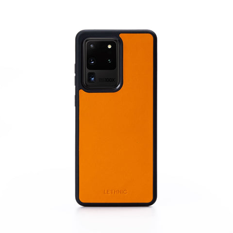 Ốp lưng da cho Samsung Galaxy S20 Ultra. lethnic Cam 