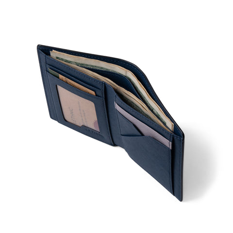 Ví Nam Gập Đôi Dáng Đứng - Saffiano Leather - REVO-V - LETHNIC