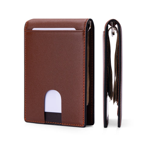 Ví Kẹp Tiền, Đựng Card Nhỏ Gọn - Money Clip Series 02 - HOPEN Trơn