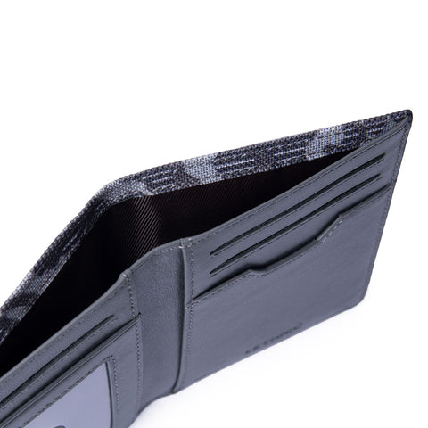 Ví đứng vải phối da - Nemo Ví lethnic 
