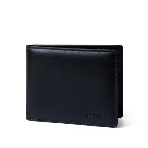 Mini Cosy - Ví gập đôi mini. Ví lethnic Đen 