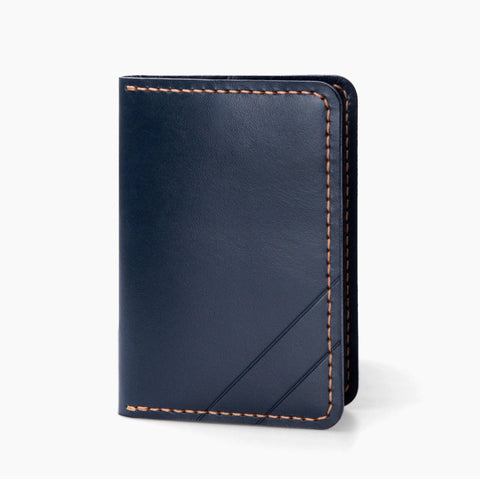 Light - Ví Mini Đựng Card Handmade Mini Wallet LETHNIC Xanh Navy 
