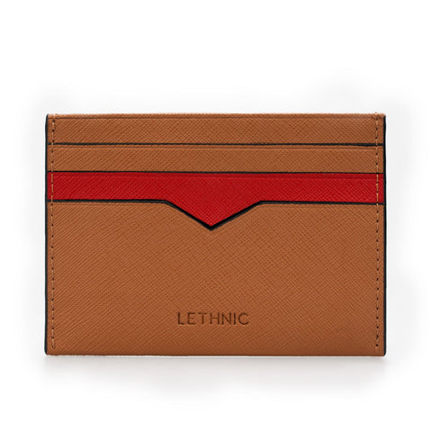 Ví nhỏ gọn đựng thẻ card - Mini Victory Ví lethnic Nâu 