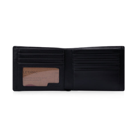 Ví ngang có ngăn khoá kéo - Lucky - Epsom Leather